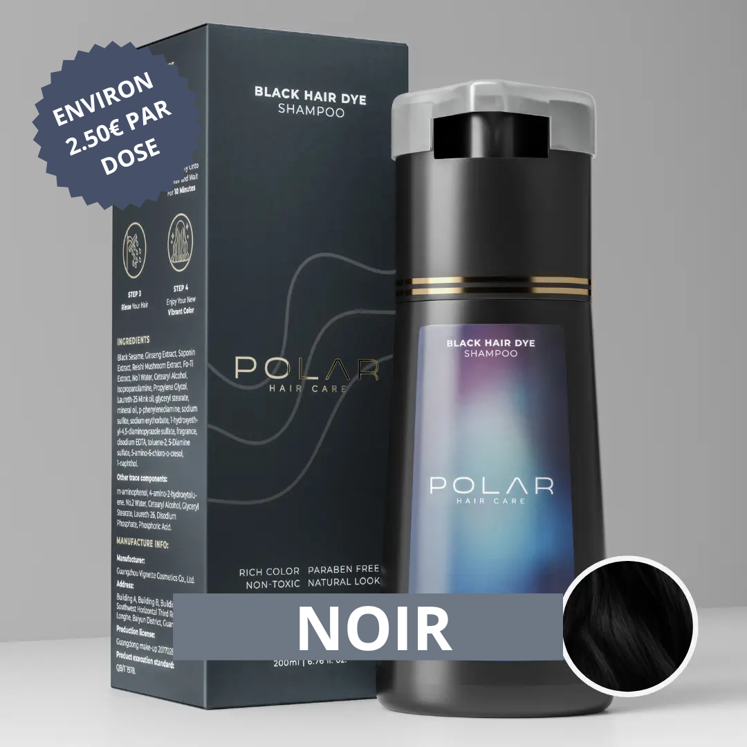 Shampooing Colorant POLAR | Couvre les cheveux blancs en 10 minutes