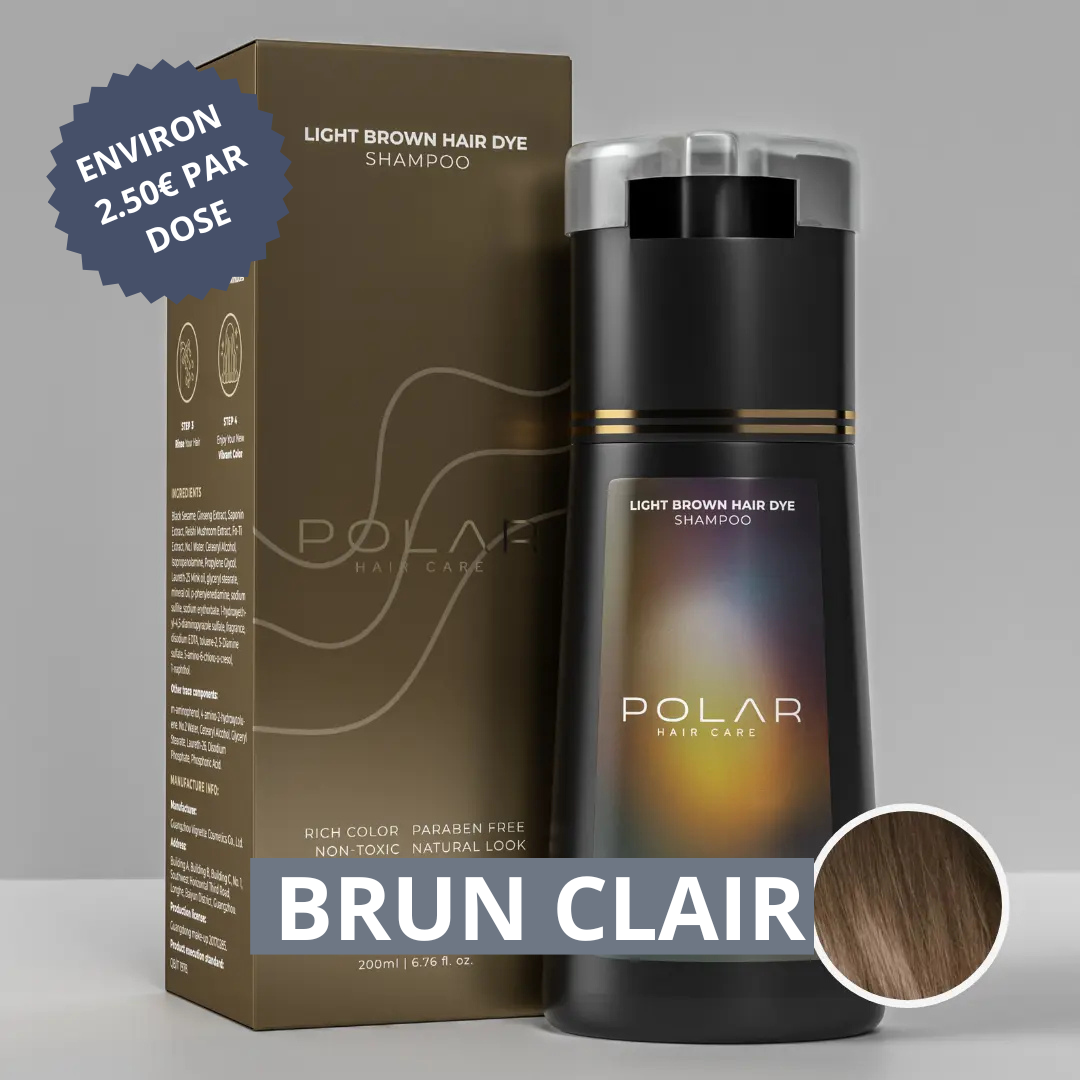 Shampooing Colorant POLAR | Couvre les cheveux blancs en 10 minutes