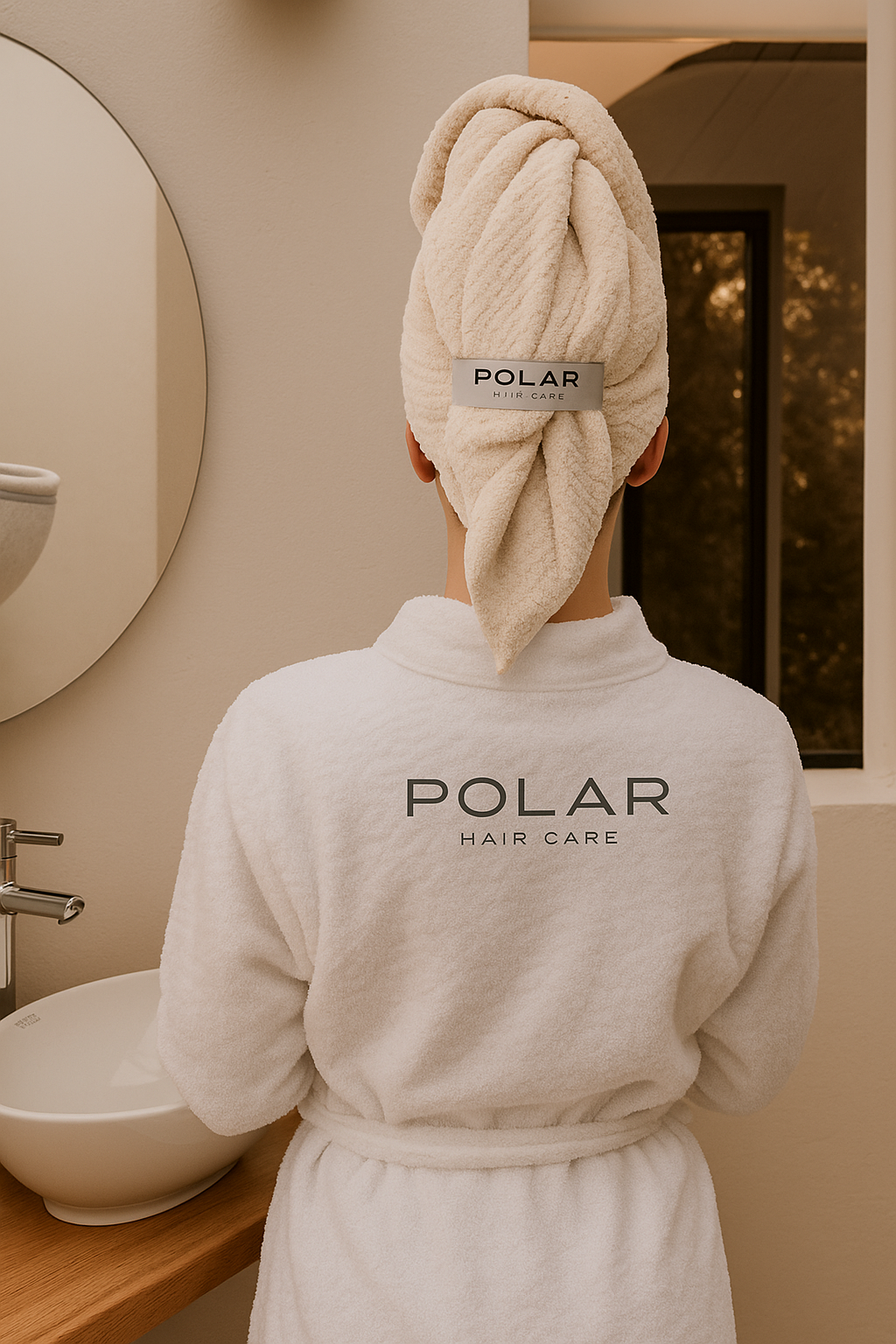 Serviette cheveux en microfibre | POLAR HAIR CARE