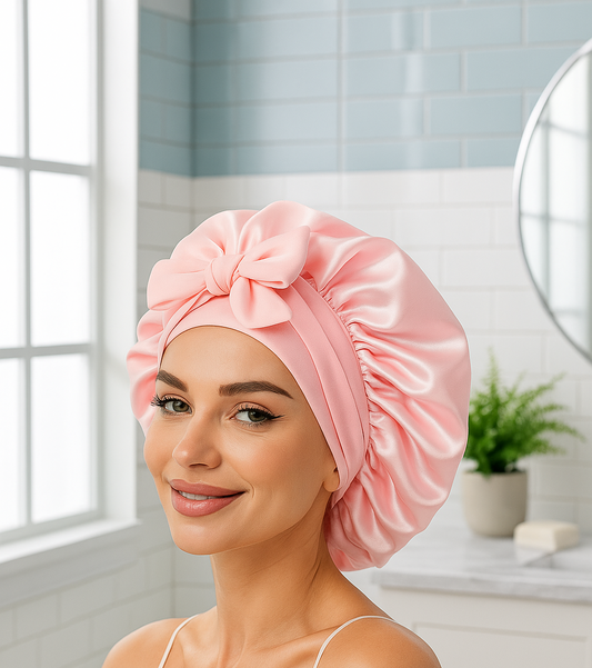 Bonnet de nuit en satin | POLAR HAIR CARE